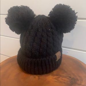 Double PomPom Hat!!